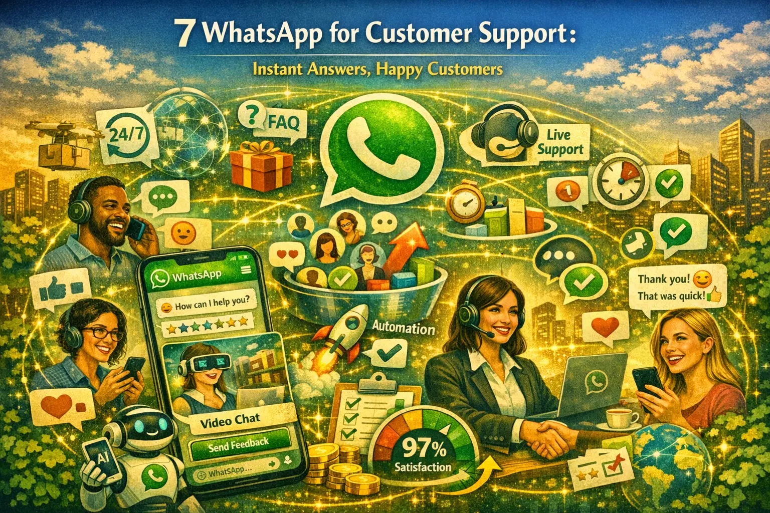 WhatsApp for Customer Support: Instant Answers, Happy Customers